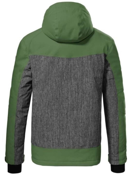 Ski Snowboard Jacket Men's Ksw 42 Killtec Green-Grey