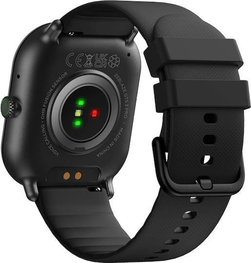 Zeblaze GTS 3 Pro Smartwatch with Heart Rate Monitor (Black)