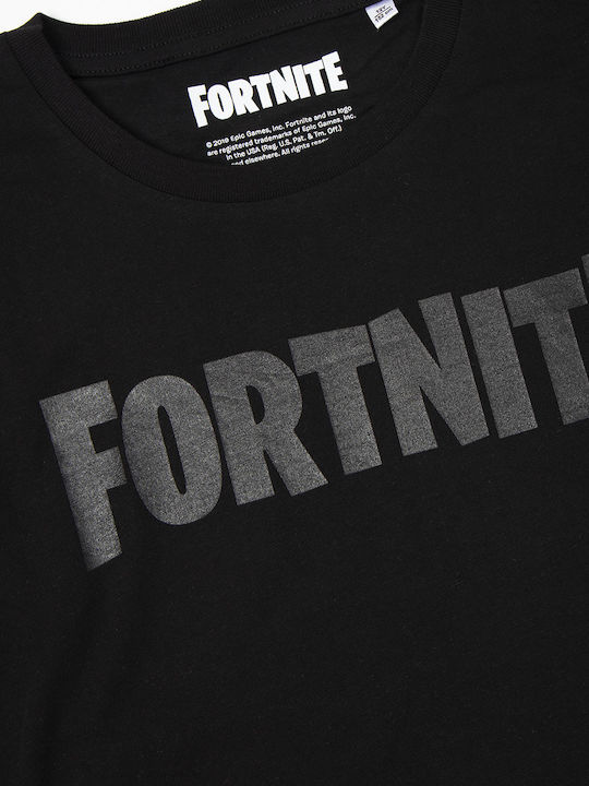 Epic Games Παιδικό T-shirt Μαύρο