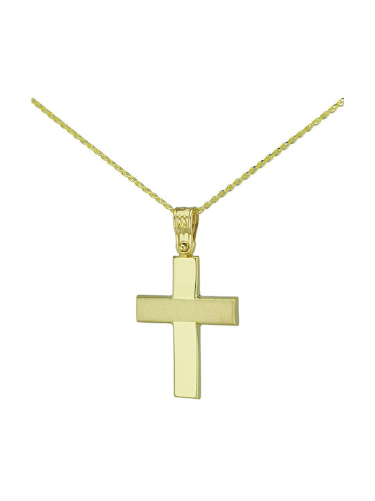 Papadopoulos Gold Men's Gold Cross 14K