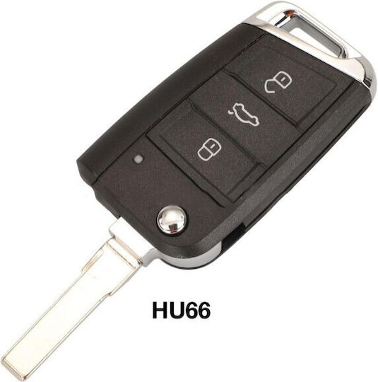 Klappbar mit 3 Tasten für Auto / Sitz / Skoda / VW