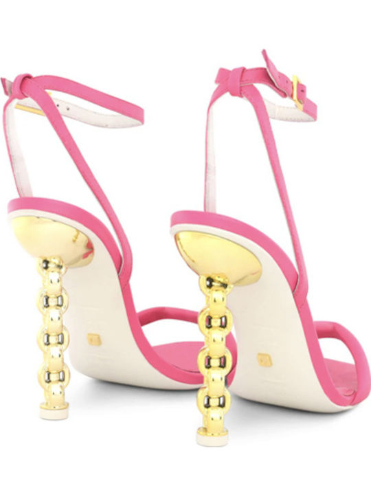 Leder Sandalen Rosa
