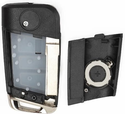 Foldable Car Key Shell with Blade with 3 Buttons for Audi / Seat / Skoda / VW