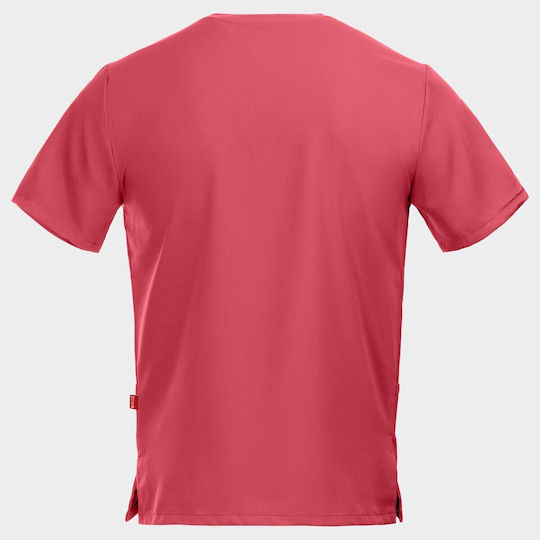 Velilla Unisex Ιατρική Μπλούζα Ροζ