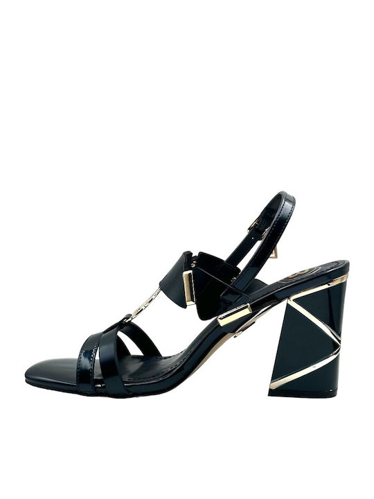 8542 Leather Sandals Blue
