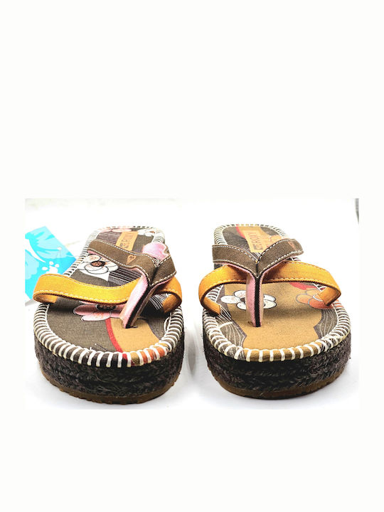 Valdes Women's Flat Sandals in Brown Color