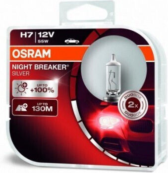 Osram Lămpi Autoturismului H7 Halogen 4300K Alb natural 12V 55W
