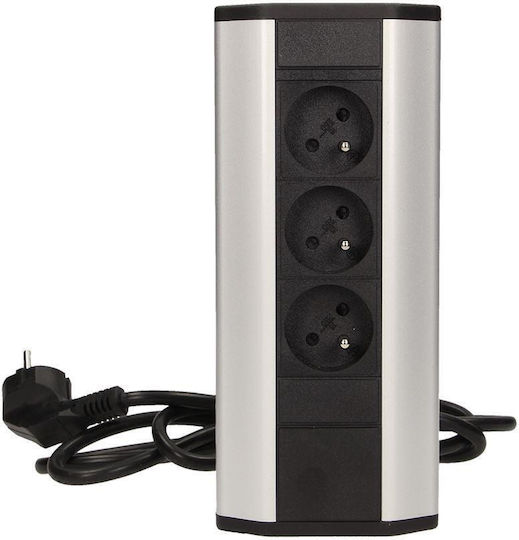 Orno Power Strip 3 Positions with Cable 1.8m