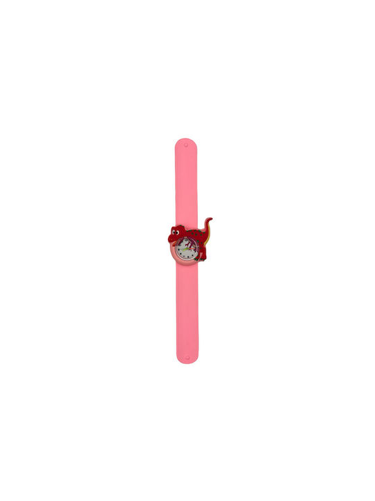 Wild Republic Kids Watch with Rubber/Plastic Strap Pink