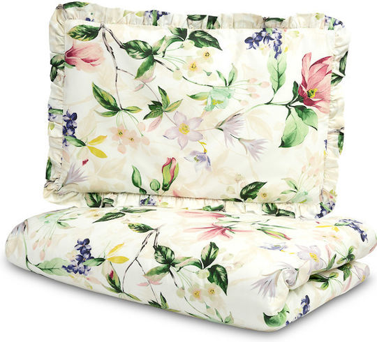 Sensillo Сет Бебешка Долен Калъф с Калъфка за Възглавница Magnolia 100x135см. Sensillo Сет Бебешка Долен Калъф с Калъфка за Възглавница Magnolia 100x135см.