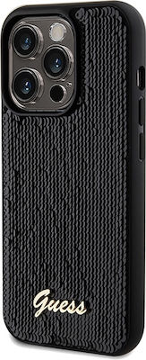 Guess Script Logo Back Cover Black (iPhone 14 Pro)