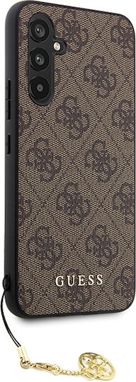 Guess Back Cover Plastic / Leather Brown (Galaxy S23 FE)