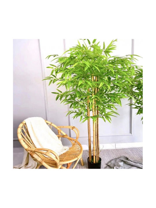 Artificial Plant in Pot Bamboo Green 120cm