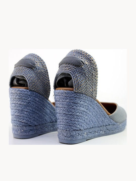 Jeans Δερματινες Πλατφορμες Viguera Valenciana Denim