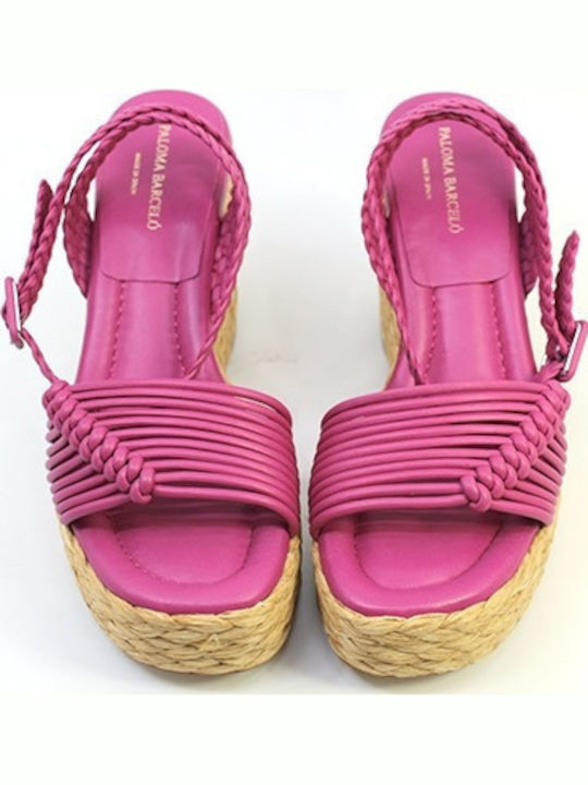 Δερματινες Poz Πλατφορμες Paloma Barcelo 282340 Masie Pink