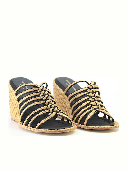 Schwarze Plateauschuhe Paloma Barcelo 642391 Calie Satin Schwarz