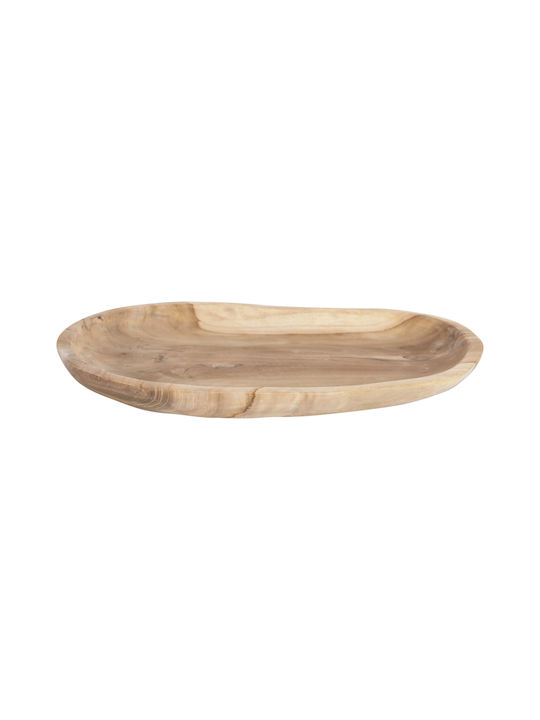 HomeMarkt Tavă Decorativă Lemn Oval 1buc