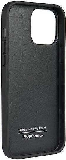 Audi Задна корица Кожа / Пластмаса Черен (iPhone 13 Pro Max)