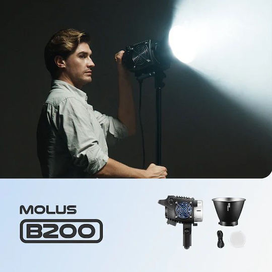 Zhiyun Molus LED Light 200W με Φωτεινότητα LUX 39900 Lux