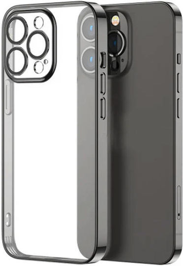 Joyroom 14q Back Cover Πλαστικό Σετ με Τζαμάκι Μαύρο (iPhone 14)