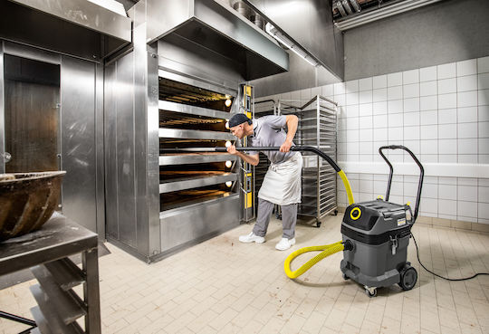 Karcher NT 40/1 Tact Bs Staubsauger Flüssigkeiten / Feststoffe 1380W mit Kunststoff Behälter 40Es