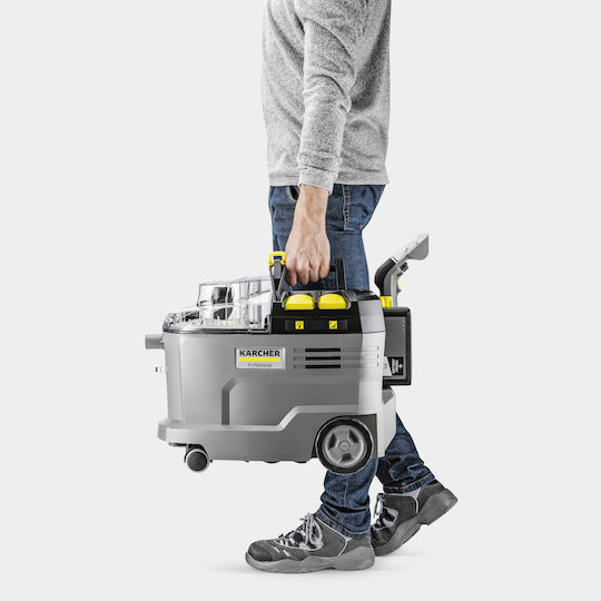 Karcher Puzzi 9/1 Bp Adv Rechargeable Vacuum Wet / Dry Without Charger and Battery with Plastic Bin 9lt