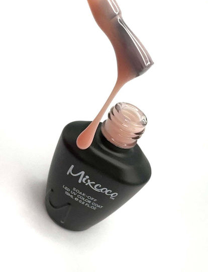 Mixcoco French Semi-Permanent Nail Polish Beige Cream 15ml 1pcs
