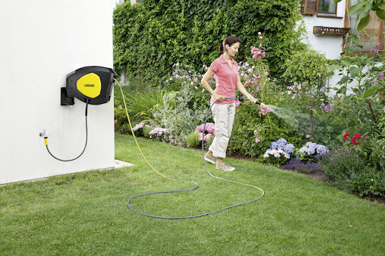 Karcher CR 5.220 Automatic Wall Mounted Garden Hose Box With 20m Hose