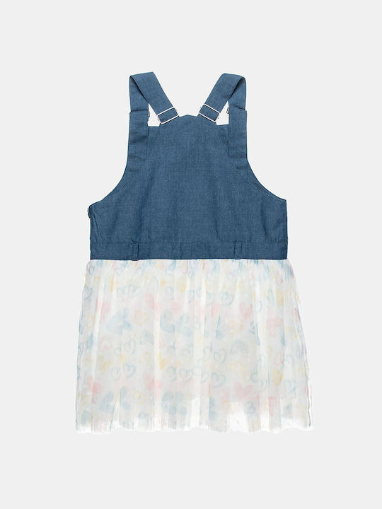 Alouette Mädchen Kleid Denim Ärmellos