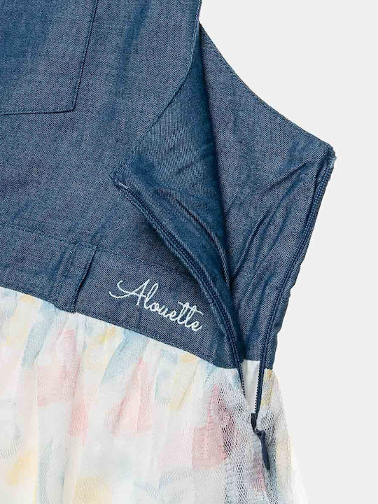 Children's Dress Sleeveless Denim Multicolour