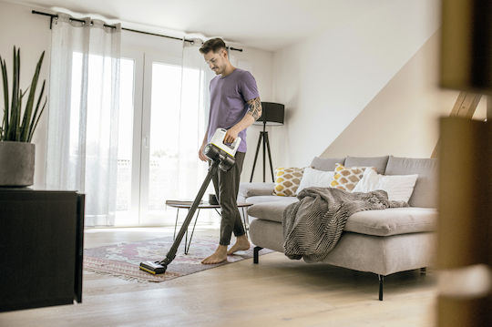 Karcher Vc 4 Cordless Myhome Επαναφορτιζόμενη Σκούπα Stick 21.6V Λευκή