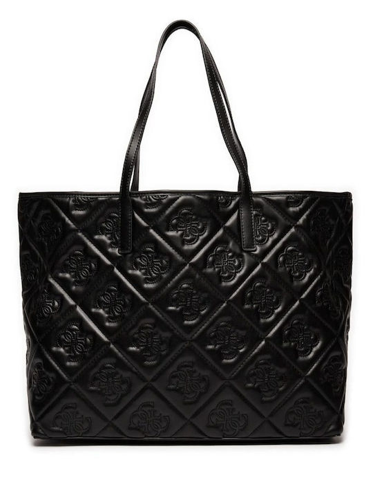 Guess Set Leather Women's Bag Tote Handheld Black