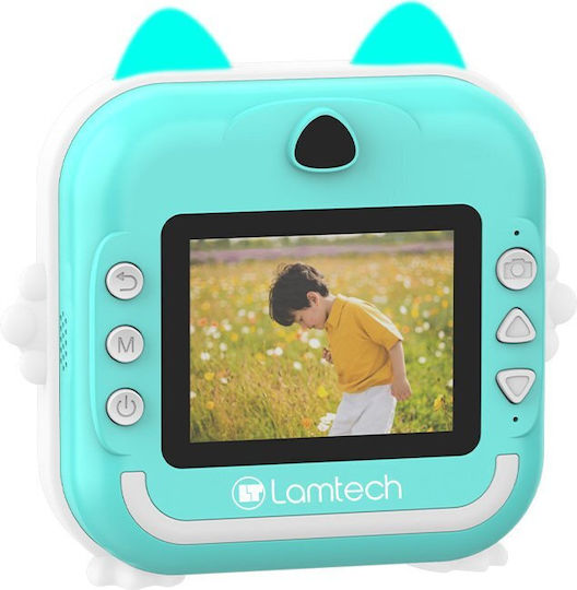 Lamtech Compact Παιδική Φωτογραφική Μηχανή 2MP με Θερμική Εκτύπωση Γαλάζια