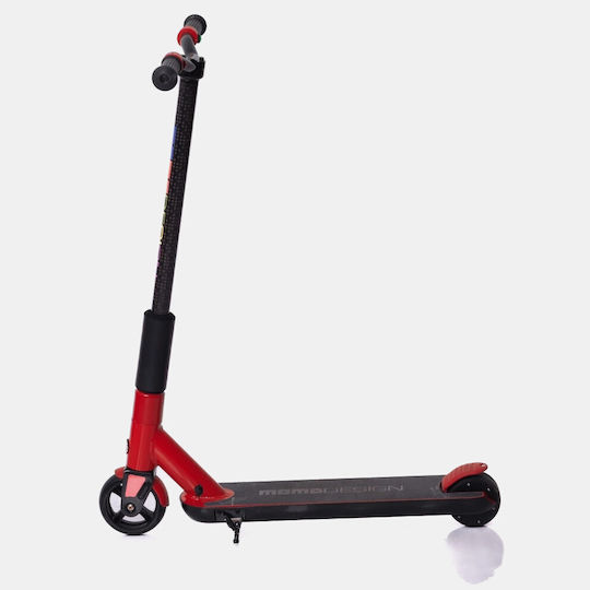 MomoDesign Flasher Ηλεκτρικό Παιδικό Πατίνι με 14km/h Max Ταχύτητα και 8km Αυτονομία σε Κόκκινο Χρώμα