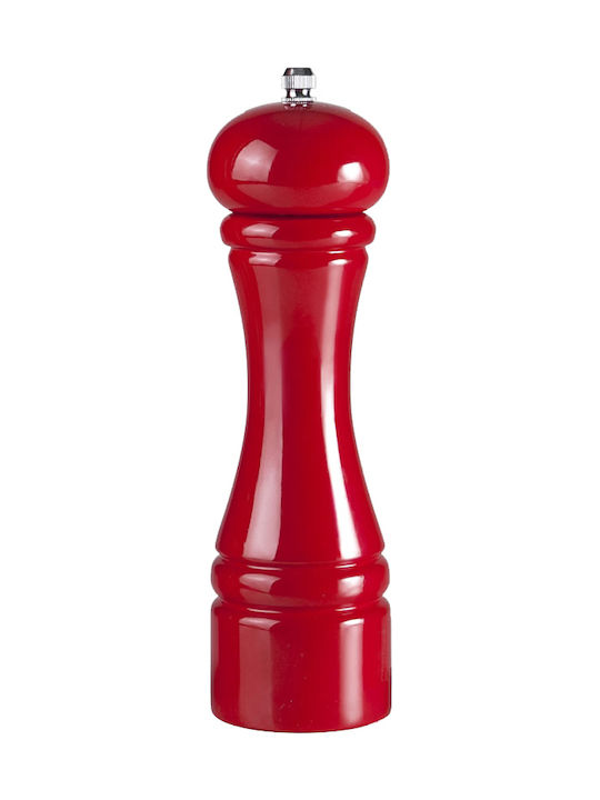 Ibili Manual Wooden Pepper Mill 20cm Red