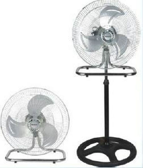 Ravanson Πολυμορφικός Ανεμιστήρας 80W Διαμέτρου 50cm Μαύρος