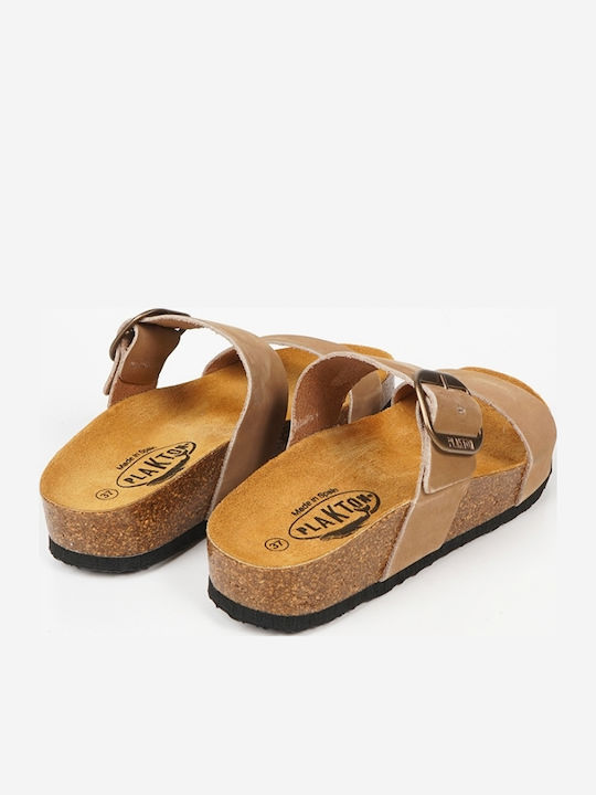 Apure Leather Women's Anatomic Flatforms Taupe