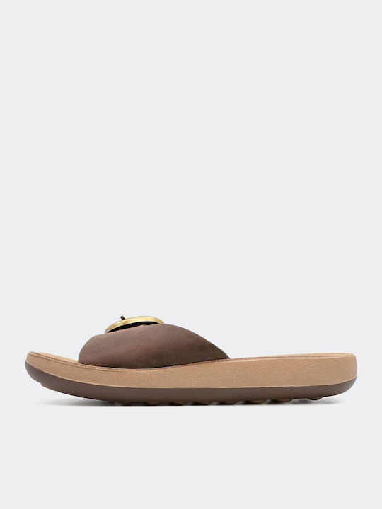 Sandale Casual Damă Anatomici Din Piele Maro