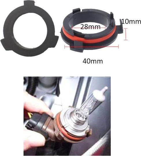 Αντάπτορες Λάμπας Αυτοκινήτου LED H7 για Opel Astra Honda CR-V 2τμχ