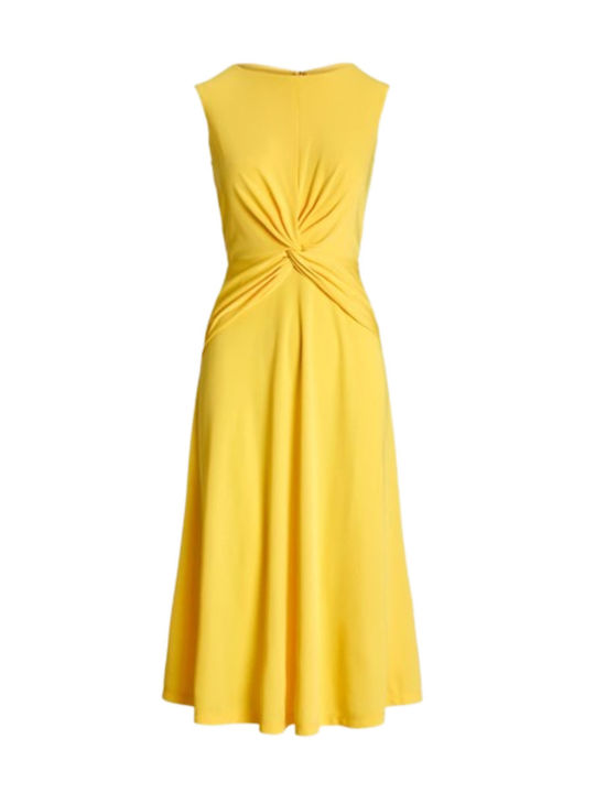 Ralph Lauren Dress Midi Kleid YELLOW 250872090008