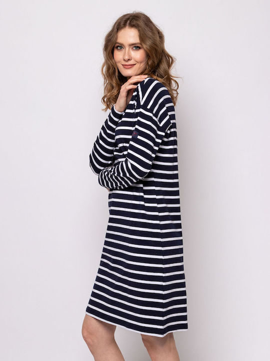 Mini Dress Navy Blue