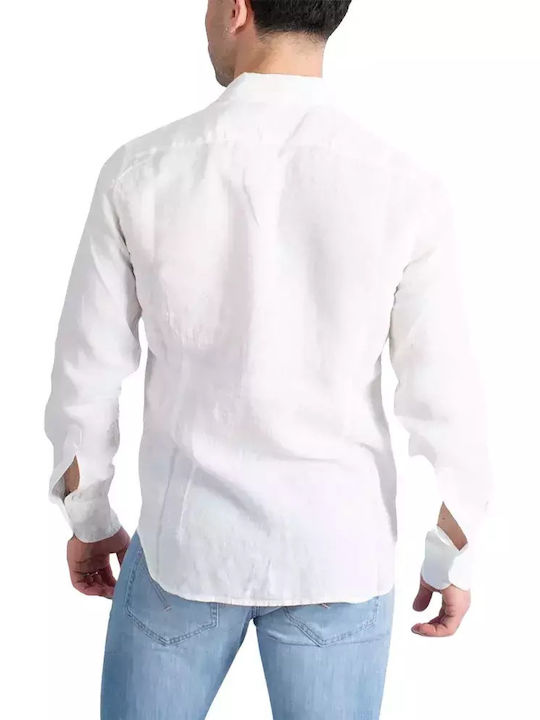 MC2 Men's Shirt Linen White