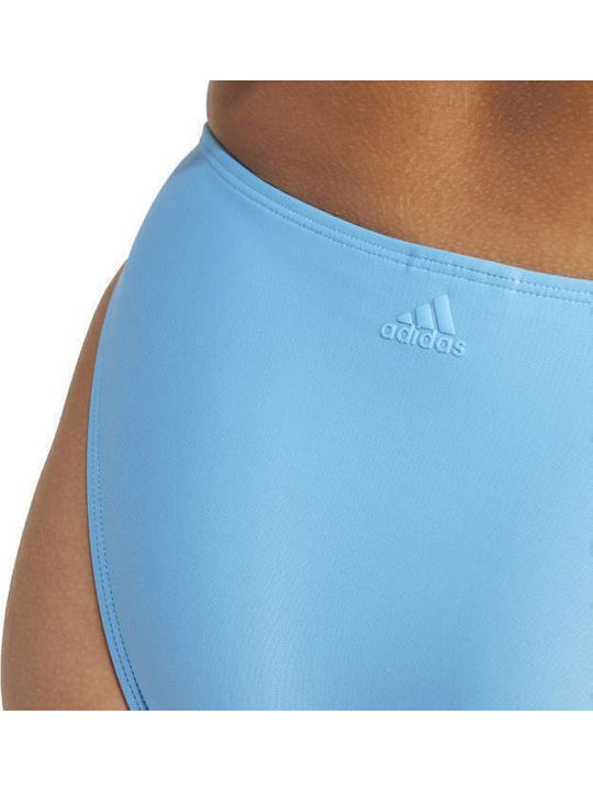 Bikini Set Triangle Top & Slip Bottom Neckholder with Adjustable Straps Light Blue