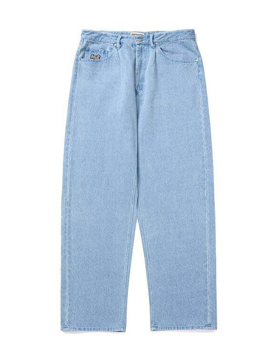 Ανδρικό Παντελόνι Τζιν με Relaxed Baggy Εφαρμογή Light Blue