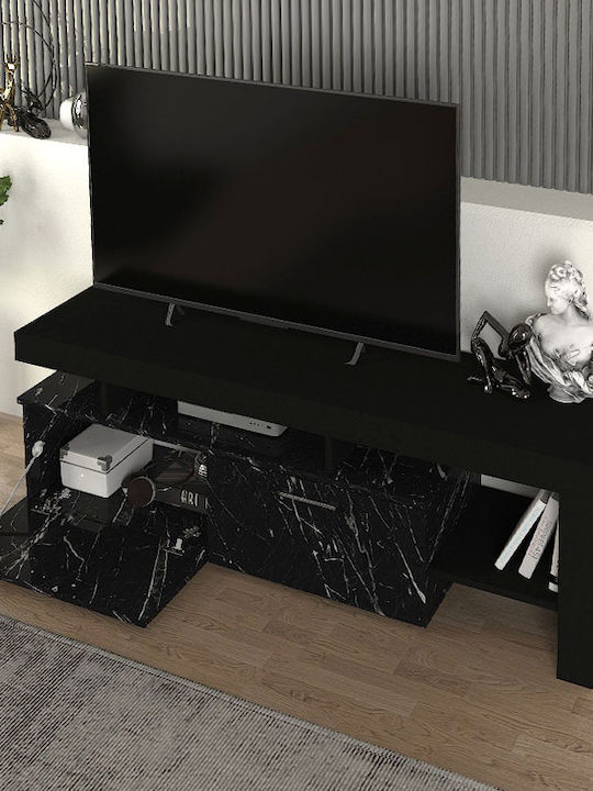 TV Stand Acnes Black L160xW40xH53cm