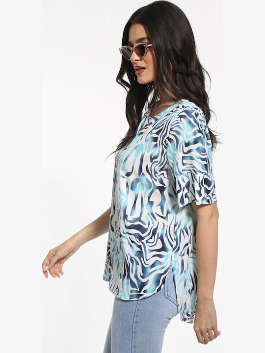 Damen Bluse Blau