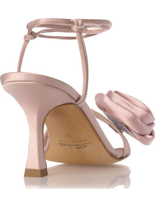 Leder Sandalen Rosa