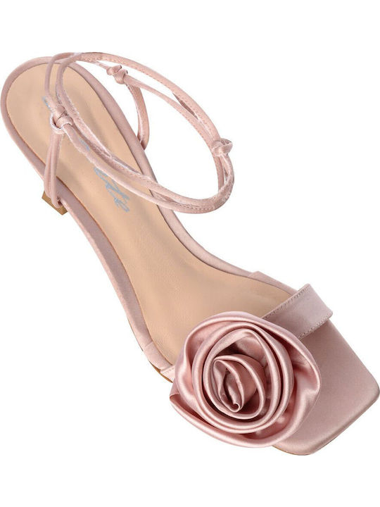 Leder Sandalen Rosa