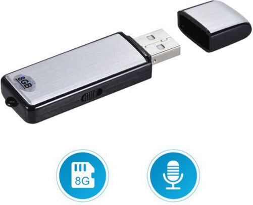 Stk100 Dispozitiv de Supraveghere Argintiu Cu Capacitate de 8GB