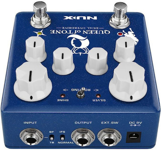 NUX NDO-6 Queen of Tone Dual Stacked Overdrive NDO-6 Pedals Electric Guitar
